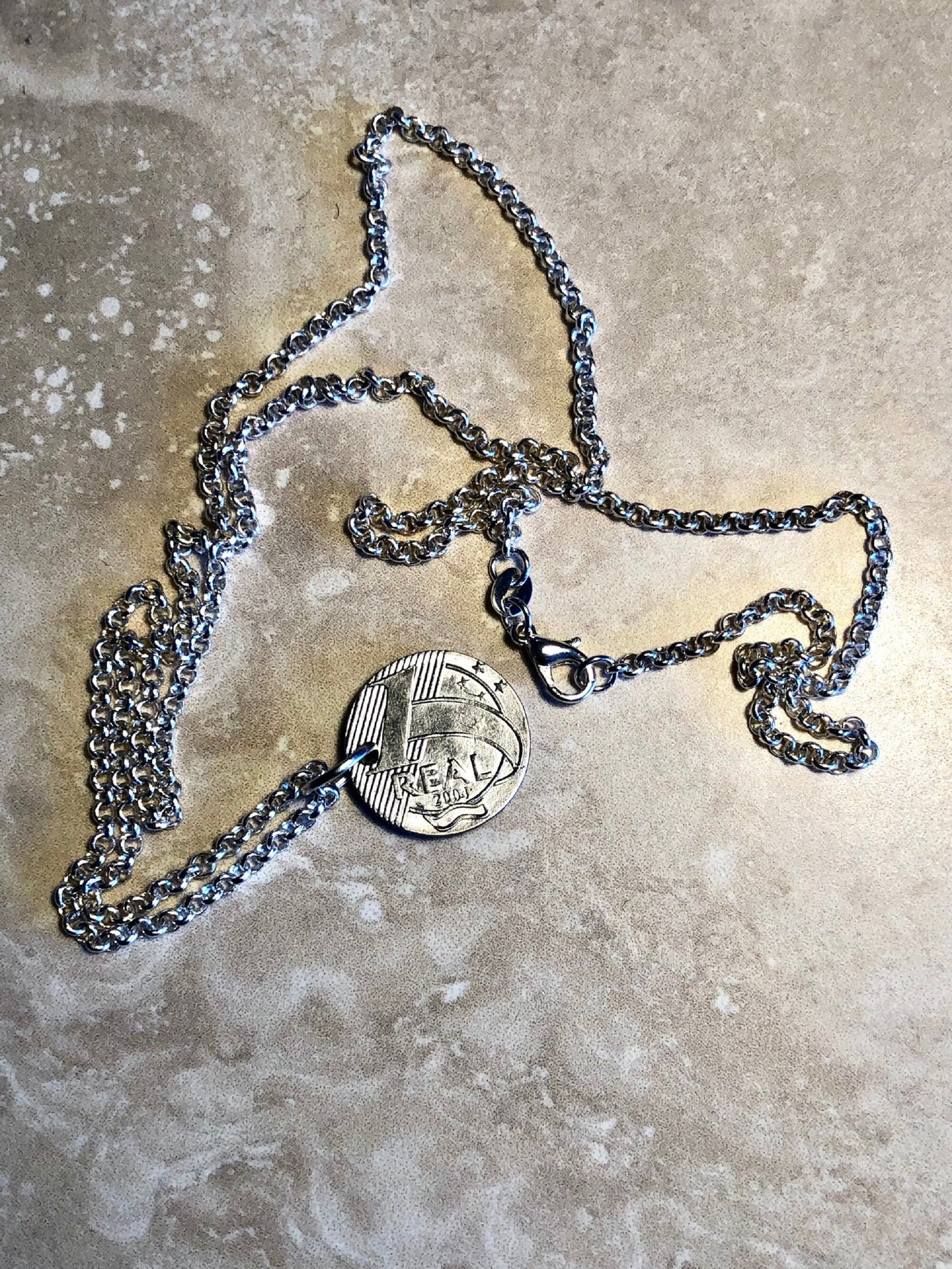 Brazil Coin Ring Vintage Brazilian 1 Real Handmade Personal Jewelry Ring Gift For Friend Coin Ring Gift For Him Her World Coin Collector