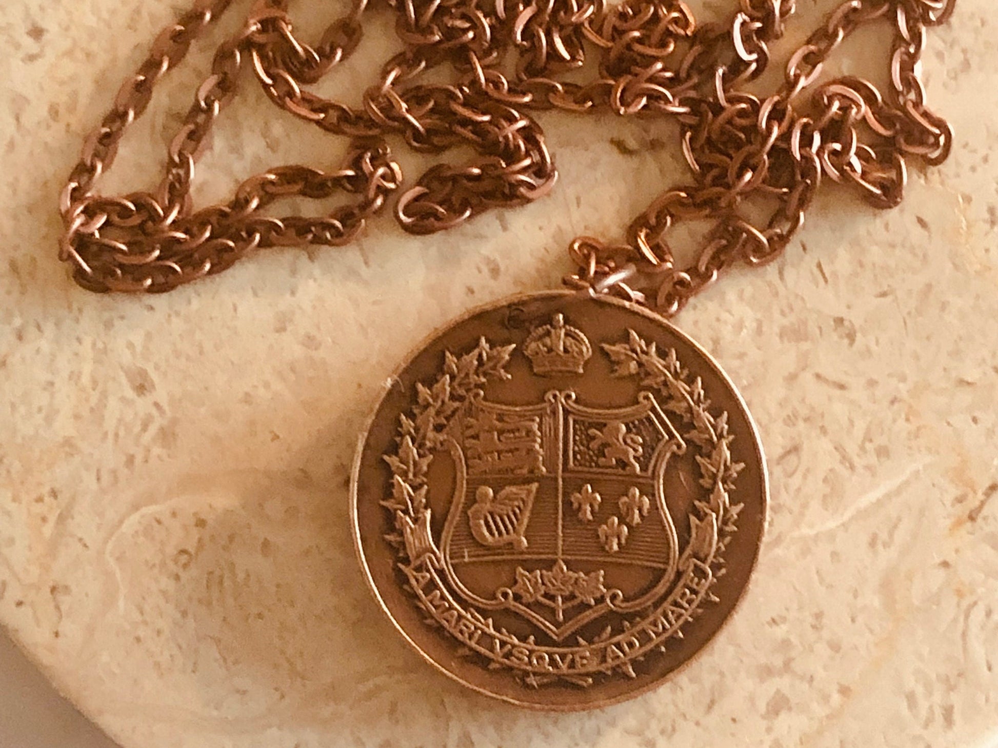 Canada Confederation Coin Necklace Pendant 1867 - 1927 Personal Vintage Handmade Jewelry Gift Friend Charm For Him Her World Coin Collector
