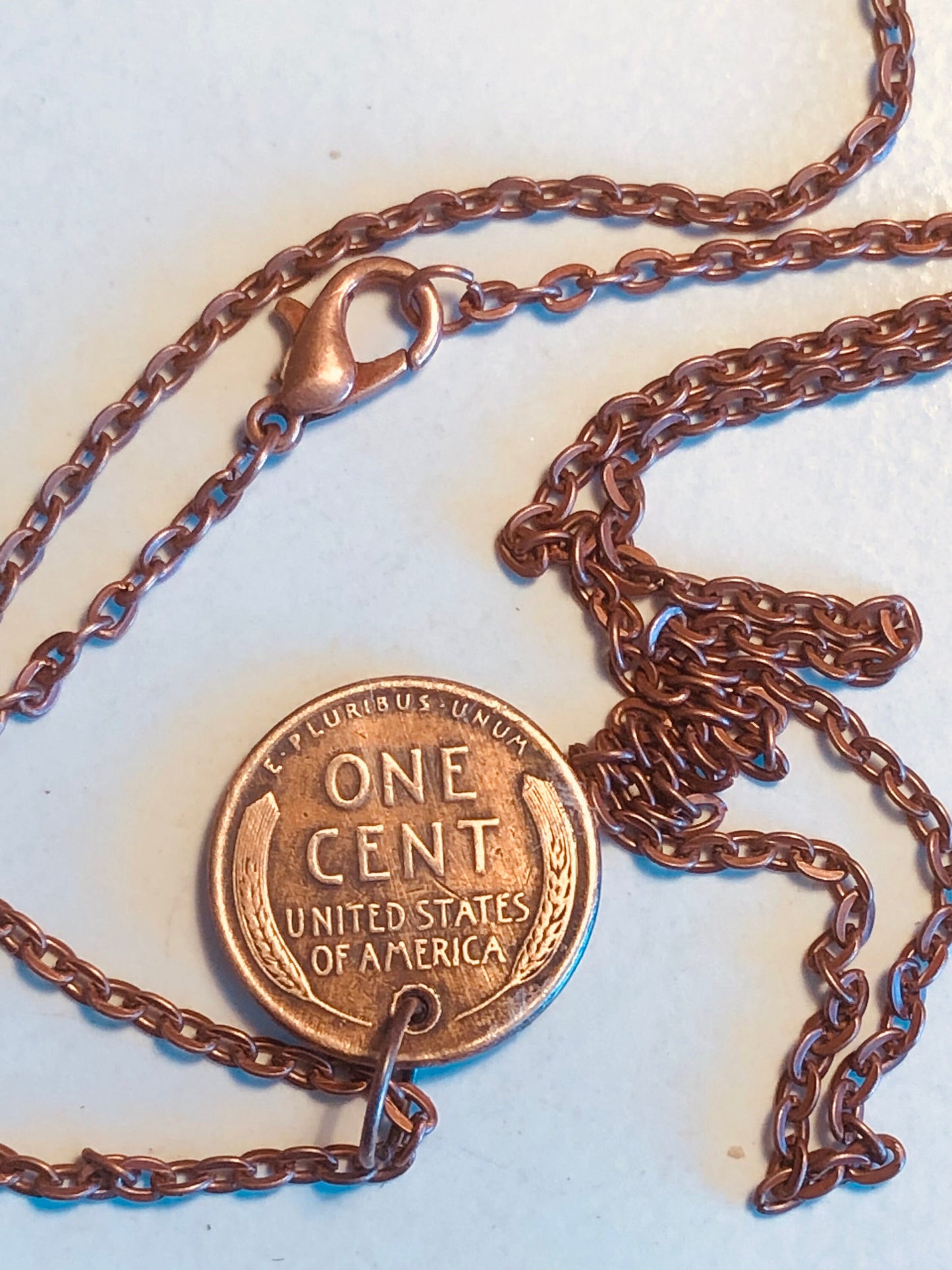 America Penny Coin Pendant USA United States 1 Cent Necklace Custom Charm Gift For Friend Coin Charm Gift For Him Coin Collector World Coins