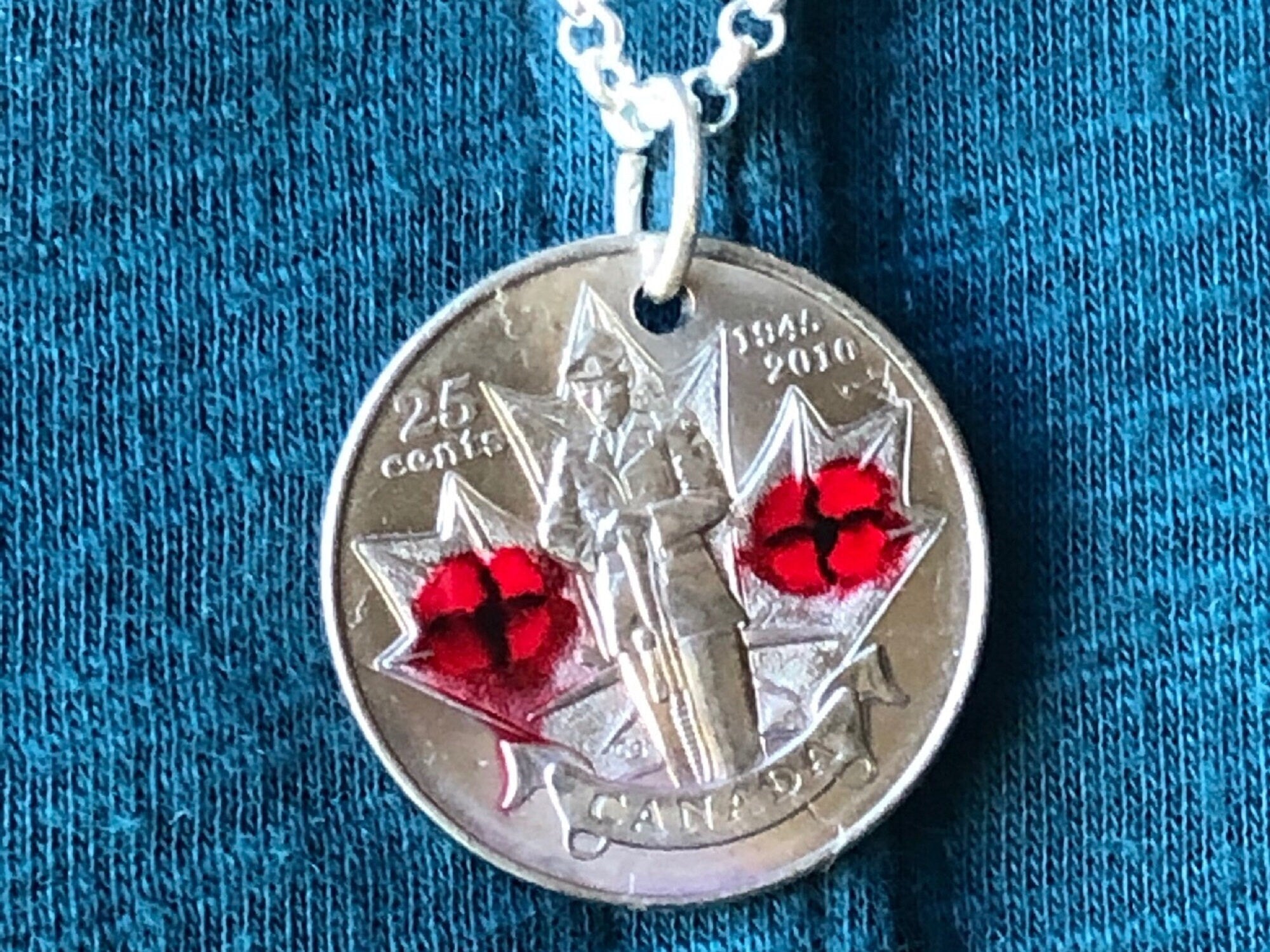 Canadian sales coin necklace