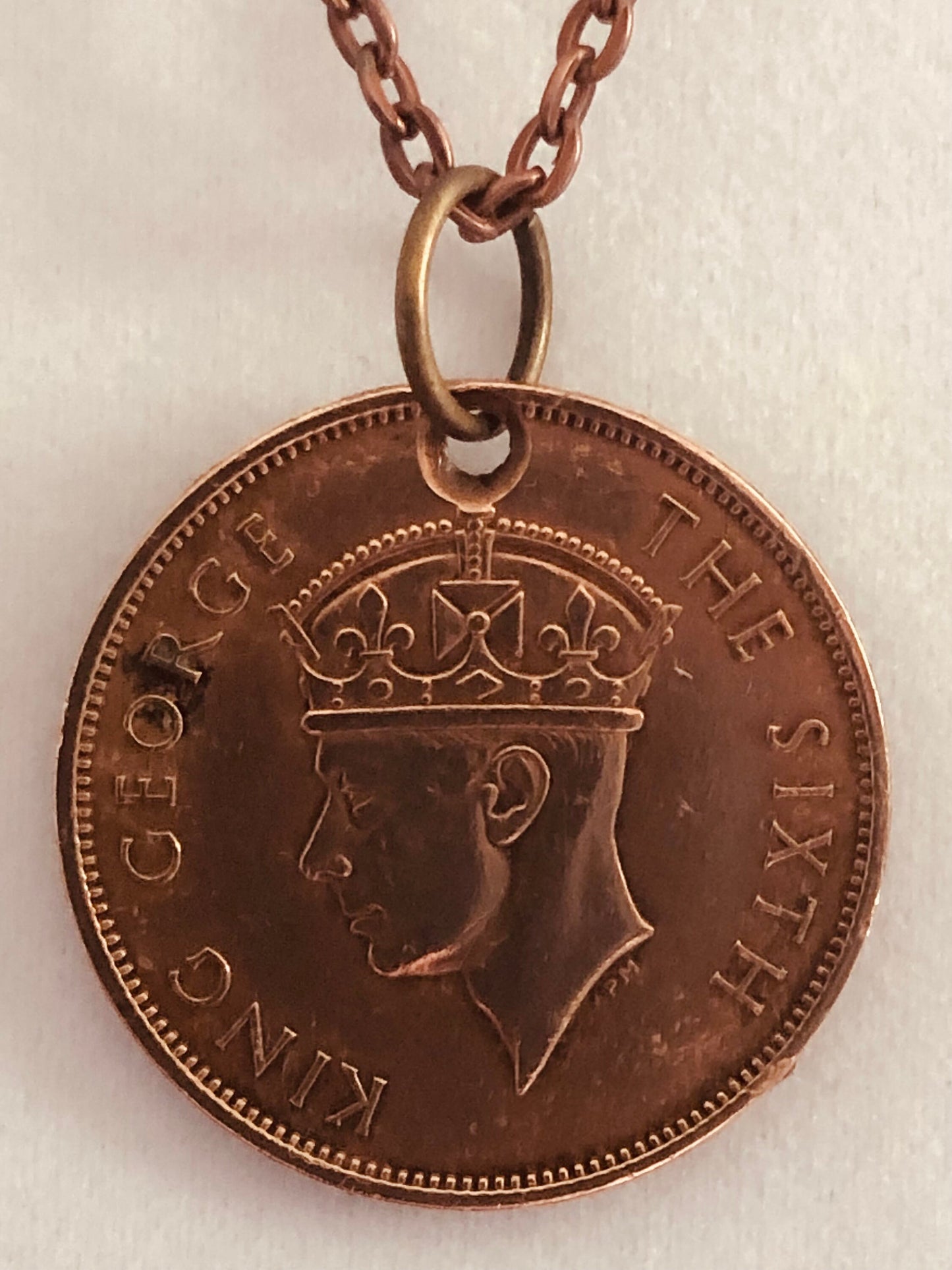 British Honduras 1951 Coin Pendant Necklace One Cent Custom Personal Handmade Jewelry Gift Friend Charm For Him Her World Coin Collector