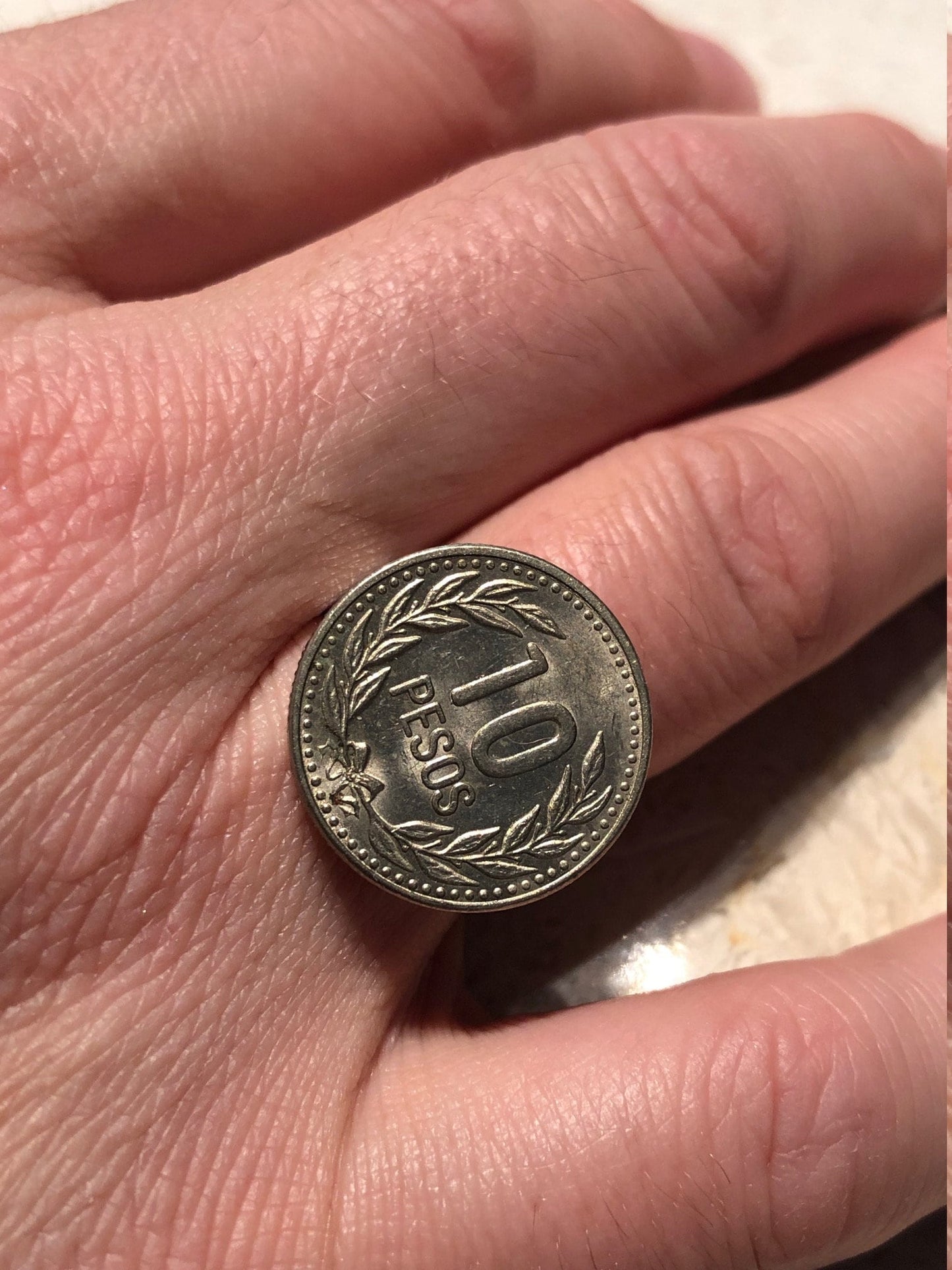 Colombia Coin Ring Columbian 10 Peso Adjustable Vintage Custom Made Rare Coins Coin Enthusiast Fashion Accessory Handmade