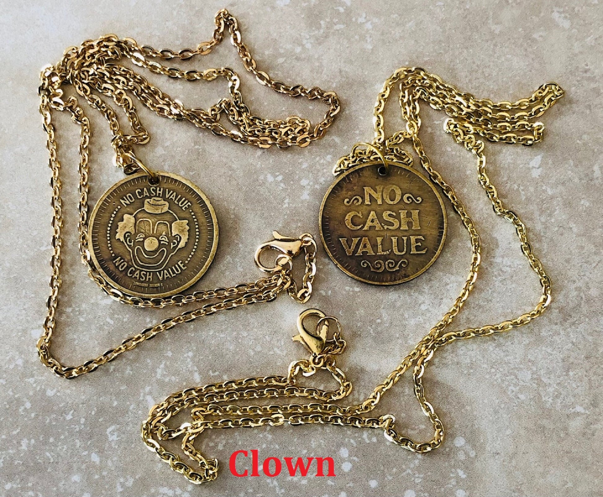 Nude Token Coin Novelty Personal Necklace Personal Necklace Old Vintage Handmade Jewelry Gift Friend Charm For Him Her World Coin Collector