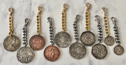 Australia Coin Zipper Pull Australian, Coin Enthusiast, Jacket, Back Pack, Luggage, Tent, Sleeping Bag, Purse, Clutch, Handmade