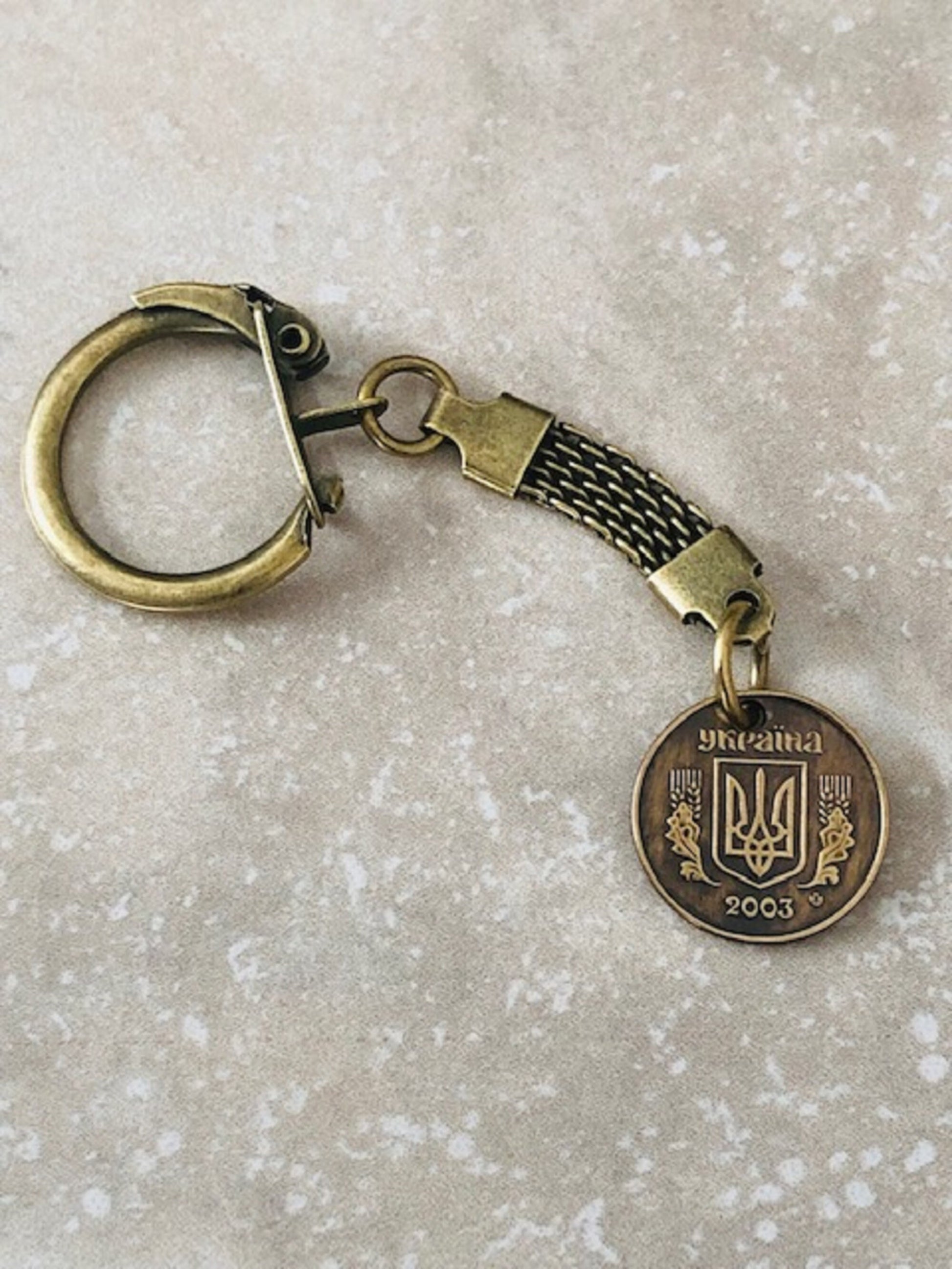 Ukraine Coin Necklace 10 Konihok Ukrainian Coin Pendant Vintage Necklace Custom Made Keychain Rare coins - Coin Enthusiast