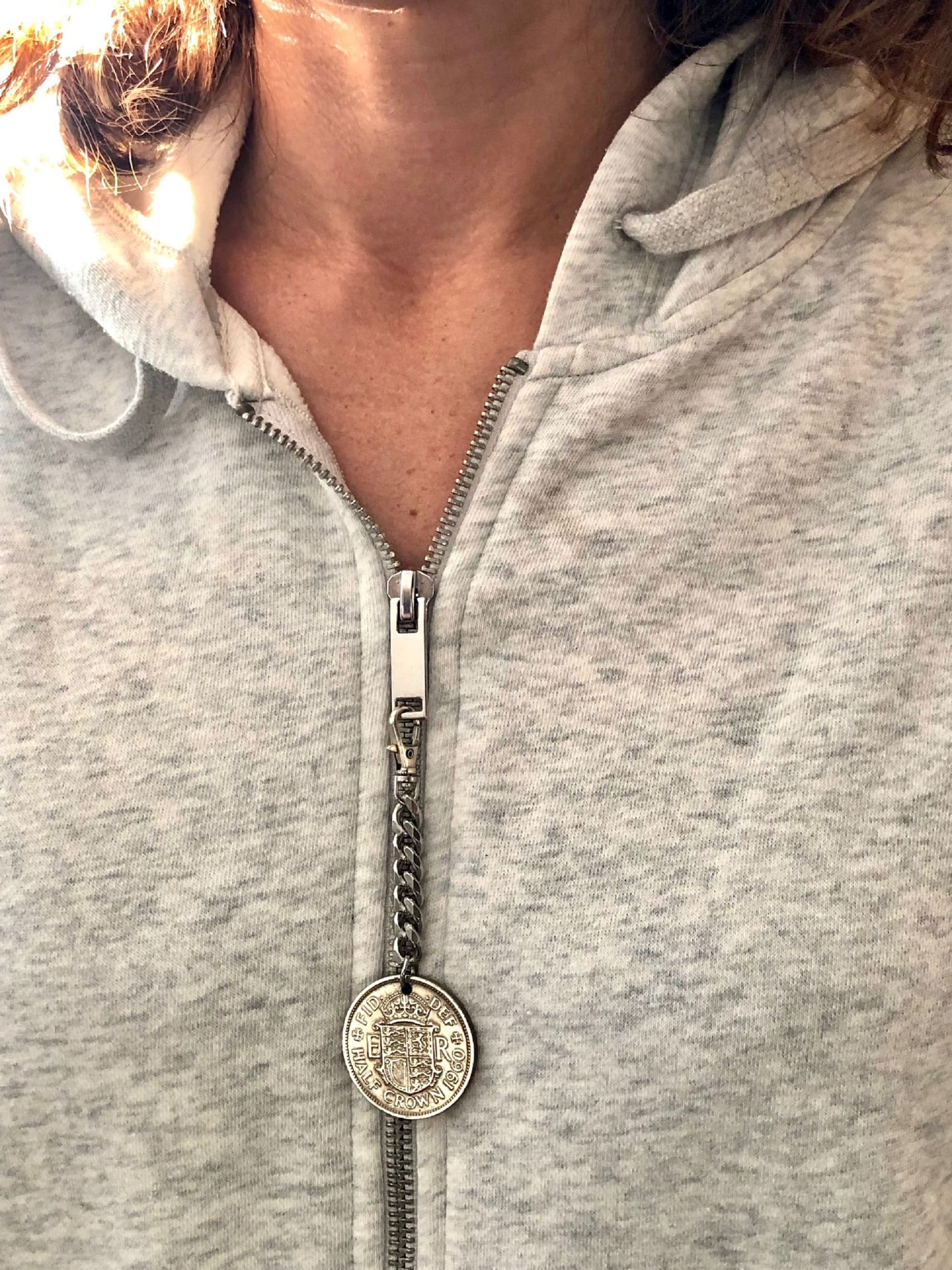 Ukraine Coin Zipper Pull Ukrainian 5 Kopiyok, Coin Enthusiast, Jacket, Back Pack, Luggage, Tent, Sleeping Bag, Purse, Clutch