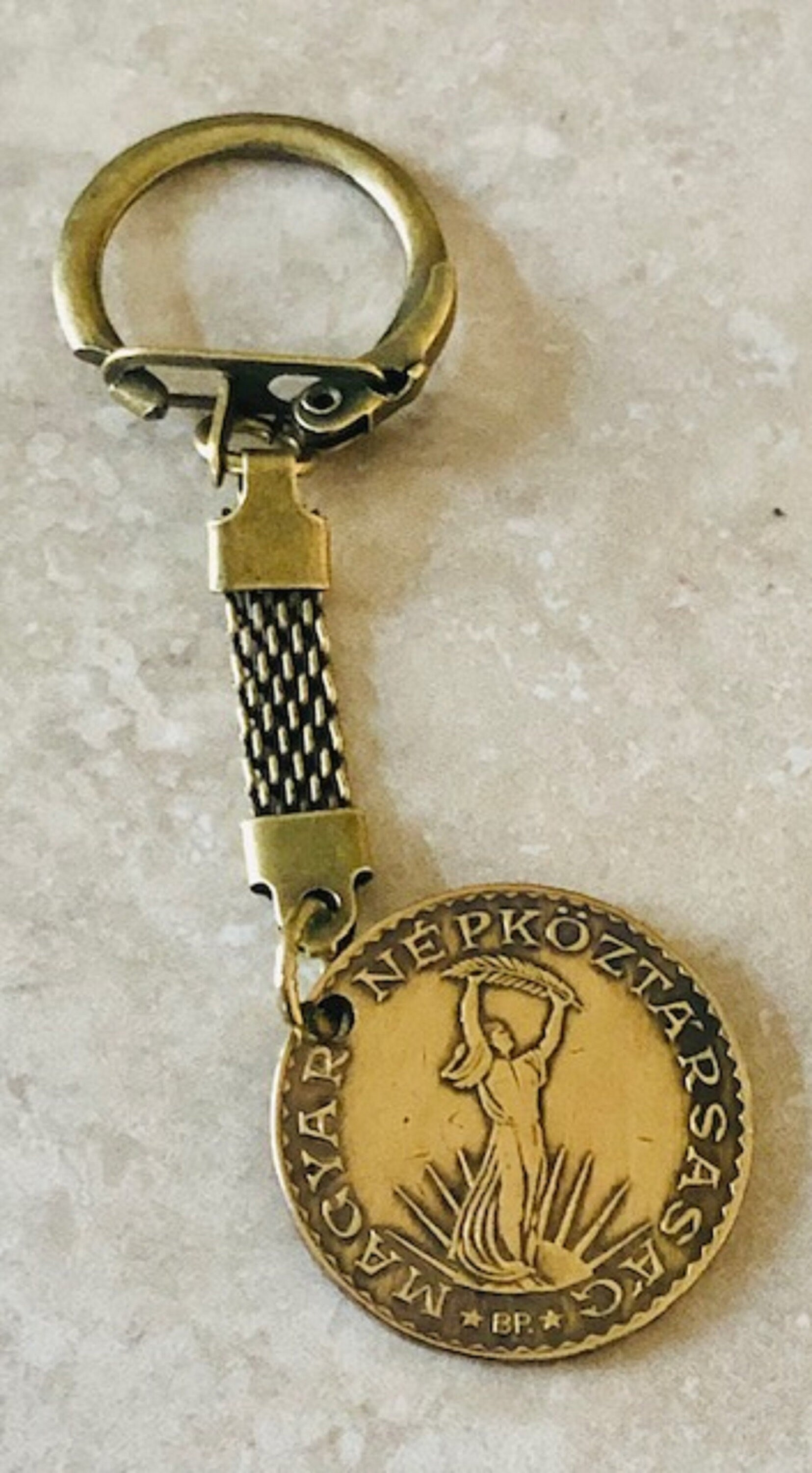 Hungary Coin Pendant Hungarian 10 Forint MAGYAR NÉPKÖZTÁRSASÁG Personal Necklace Jewelry Gift Friend Charm For Him Her World Coin Collector