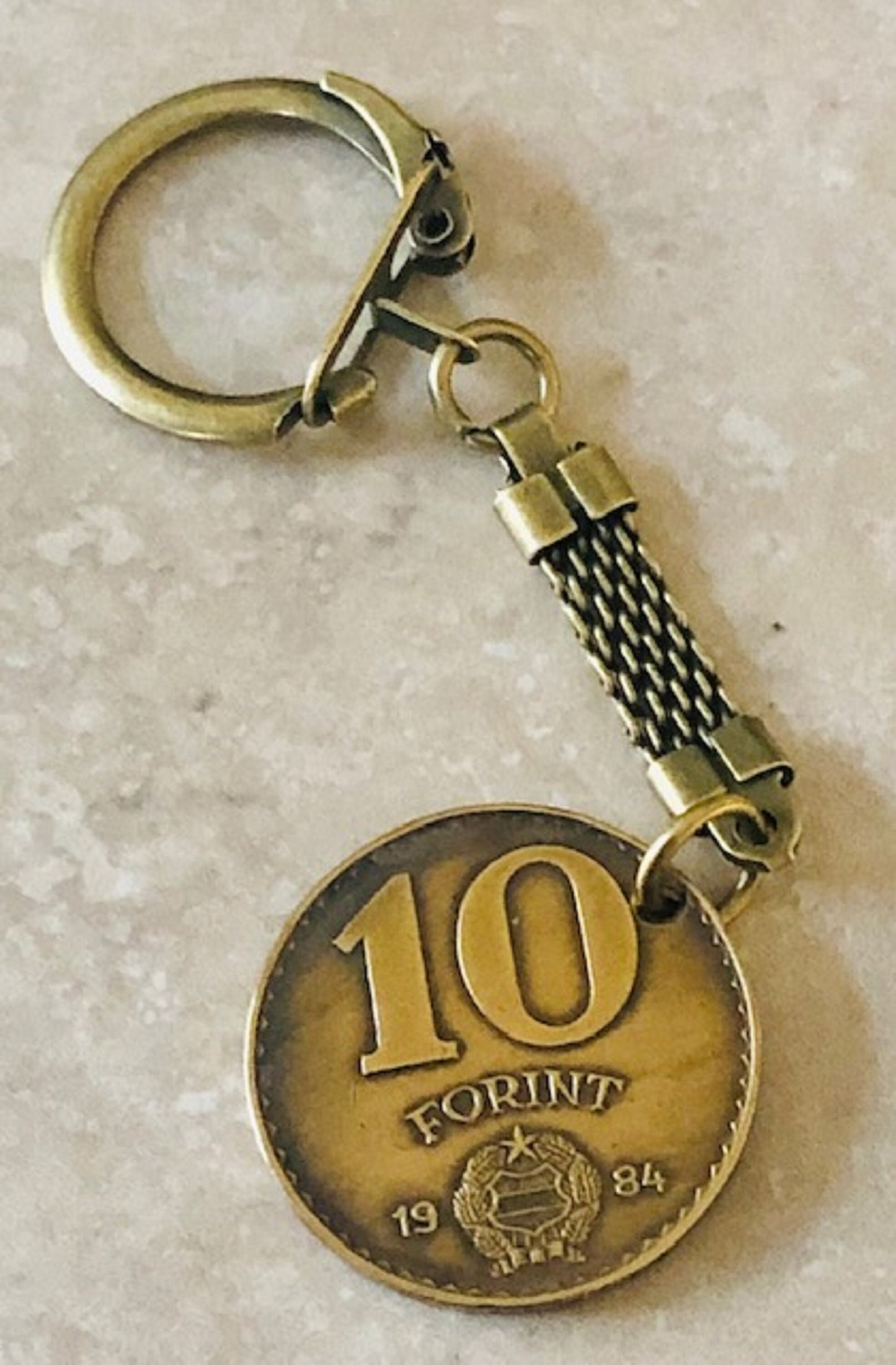 Hungary Coin Pendant Hungarian 10 Forint MAGYAR NÉPKÖZTÁRSASÁG Personal Necklace Jewelry Gift Friend Charm For Him Her World Coin Collector