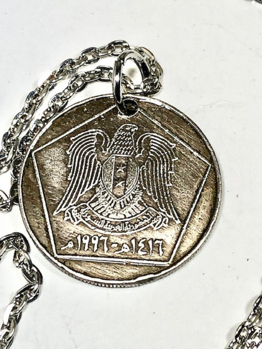 Egypt Coin Pendant Egyptian Vintage Coin Necklace Custom Made Rare coins - Coin Enthusiast Fashion Accessory Handmade