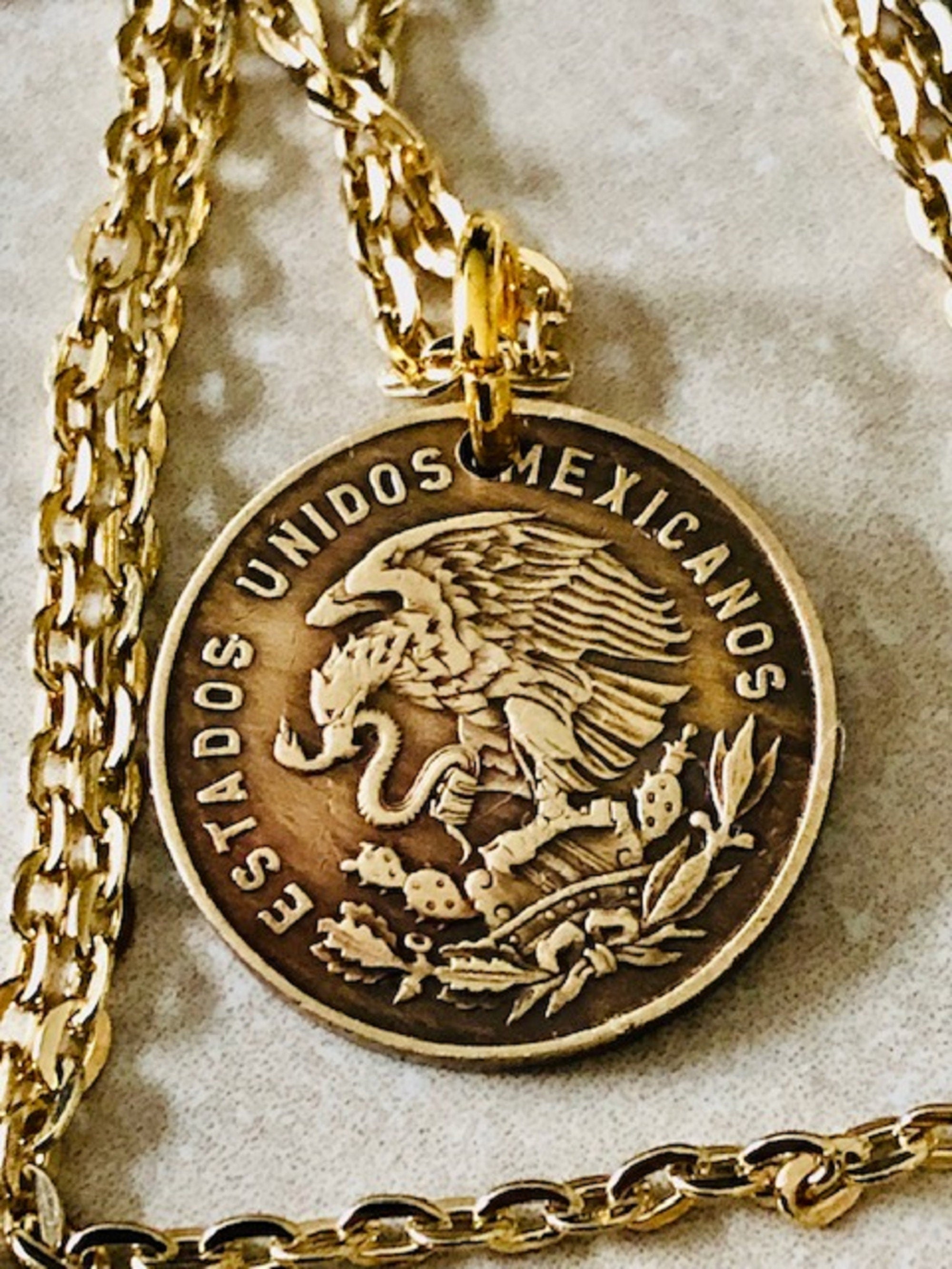 Mexican coin pendant shop
