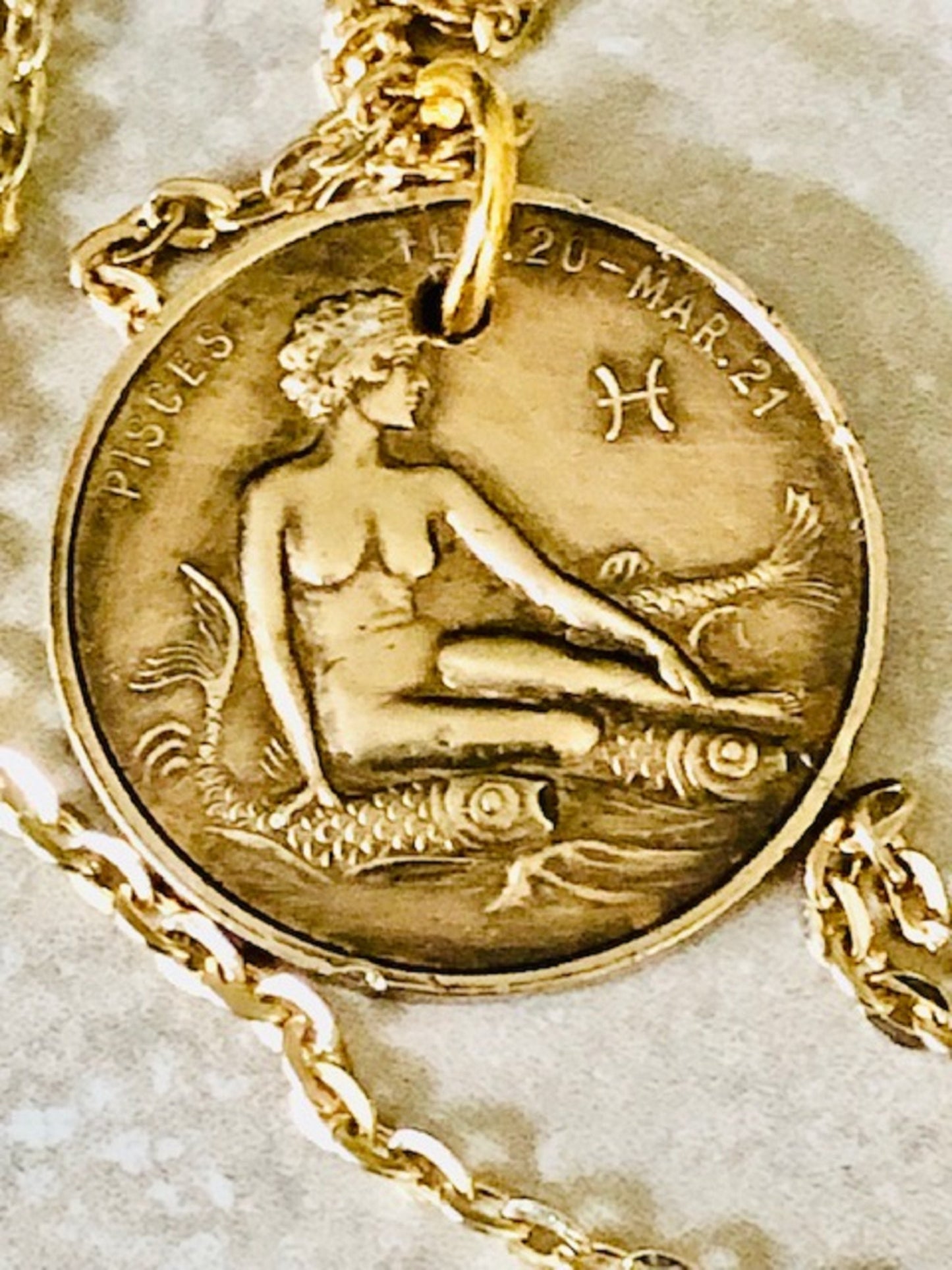 Good Luck Token Coin Necklace Jewelry Pendant Vintage Rare Coins Coin Enthusiast Fashion Accessory Handmade