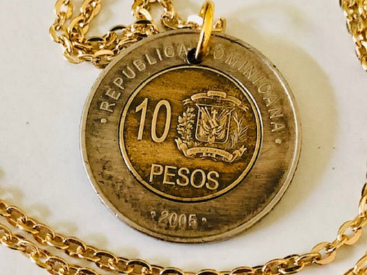 Mexico Coin Necklace Mexican 10 Pesos Custom Made Personal Necklace Old Handmade Jewelry Gift Friend Charm For Him Her World Coin Collector