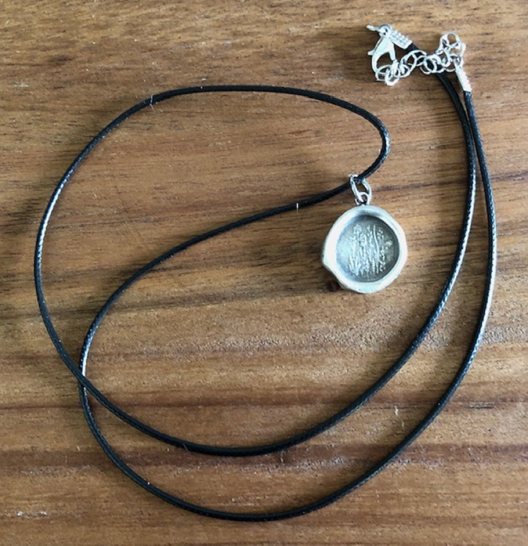 Silver Wild Flowers Pendant Necklace- Joy, Freedom, Run Wild, Free