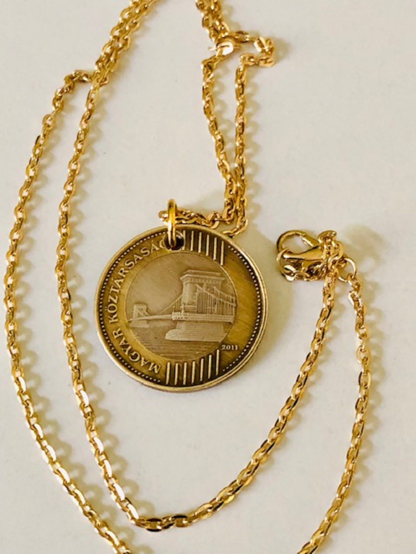 Hungary Coin Pendant Hungarian 200 Forint MAGYAR NÉPKÖZTÁRSASÁG Custom Made Vintage and Rare coins - Coin Enthusiast