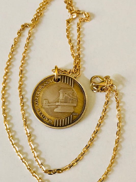 Hungary Coin Pendant Hungarian 200 Forint MAGYAR NÉPKÖZTÁRSASÁG Custom Made Vintage and Rare coins - Coin Enthusiast