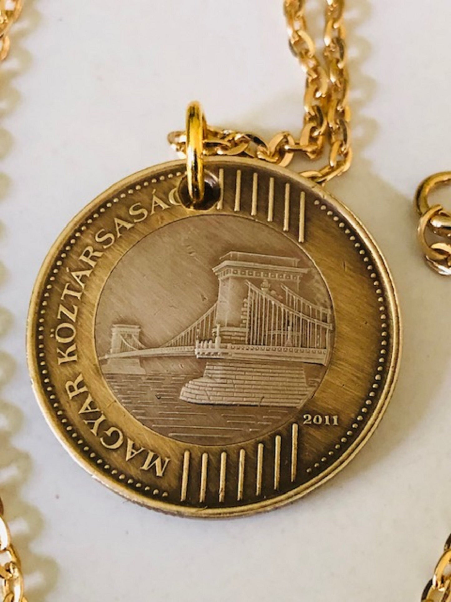 Hungary Coin Pendant Hungarian 200 Forint MAGYAR NÉPKÖZTÁRSASÁG Custom Made Vintage and Rare coins - Coin Enthusiast