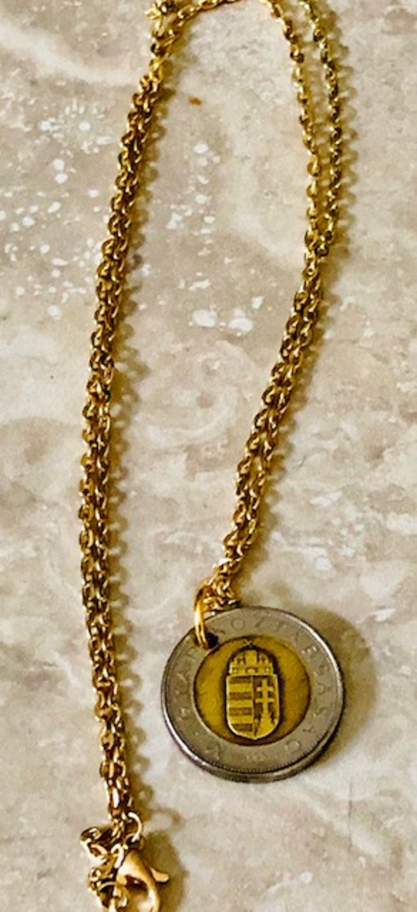 Hungary Coin Pendant Hungarian 100 Forint MAGYAR NÉPKÖZTÁRSASÁG Custom Made Vintage and Rare coins - Coin Enthusiast