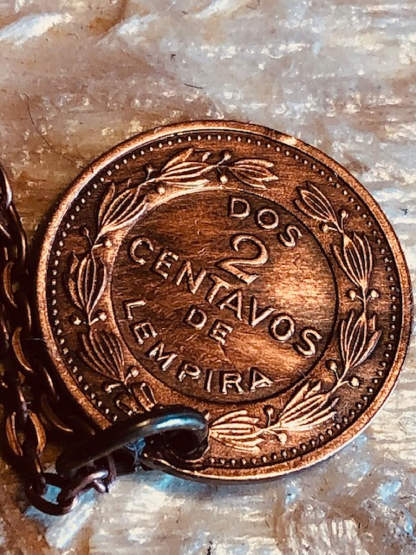 British Honduras 2 Centavos Coin Pendant Necklace Lempira Jewelry Custom Made Vintage and Rare coins - Coin Enthusiast