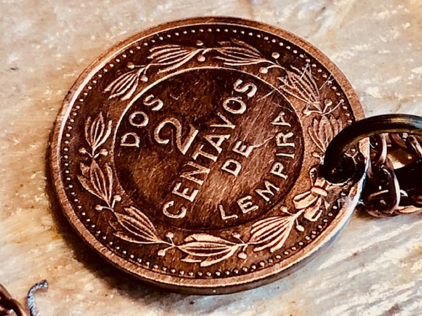 British Honduras 2 Centavos Coin Pendant Necklace Lempira Jewelry Custom Made Vintage and Rare coins - Coin Enthusiast