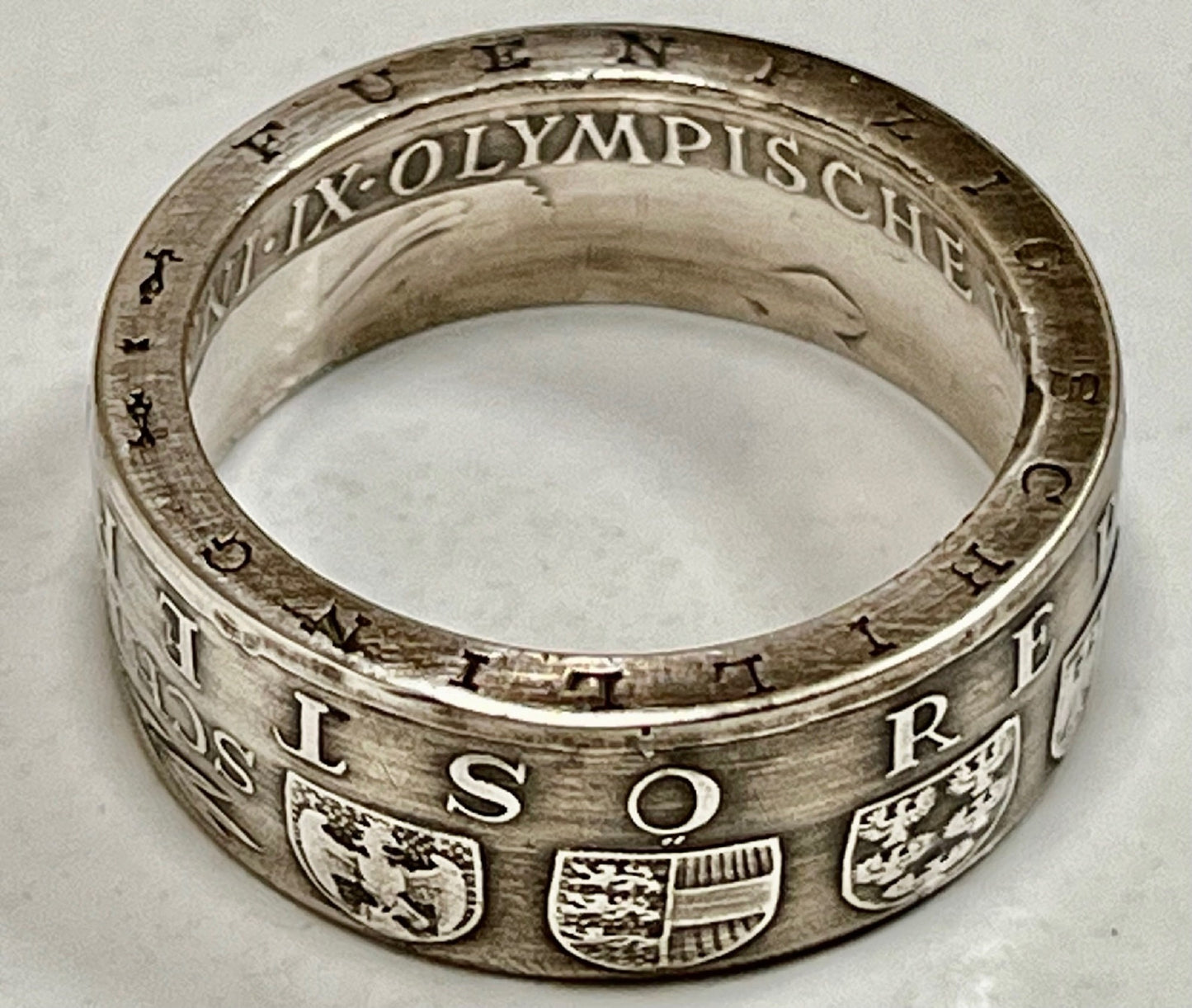 Austria Silver Ring Republic 50 Schilling Austrian Coin Ring Personal Jewelry Ring Gift Friend Ring Gift For Him Her World Coin Collector