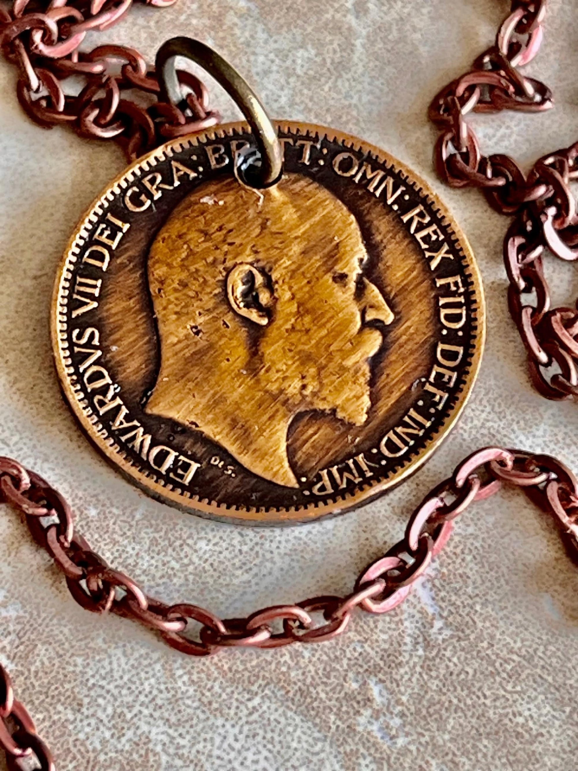 Coin Charms Copper Coin Pendant Antique Copper Plated Coin Charms