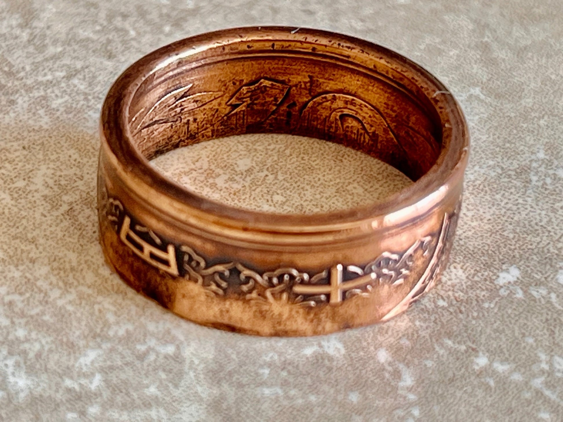 Japan Coin Ring 10 Yen Japanese Handmade Custom Personal Ring Gift For Friend Coin Ring Gift For Him Her World Coin Collector