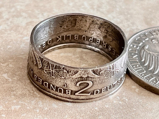 Germany Coin Ring 2 Mark German Eagle Ring Handmade Personal Custom Ring Gift For Friend Coin Ring Gift For Him Her World Coin Collector