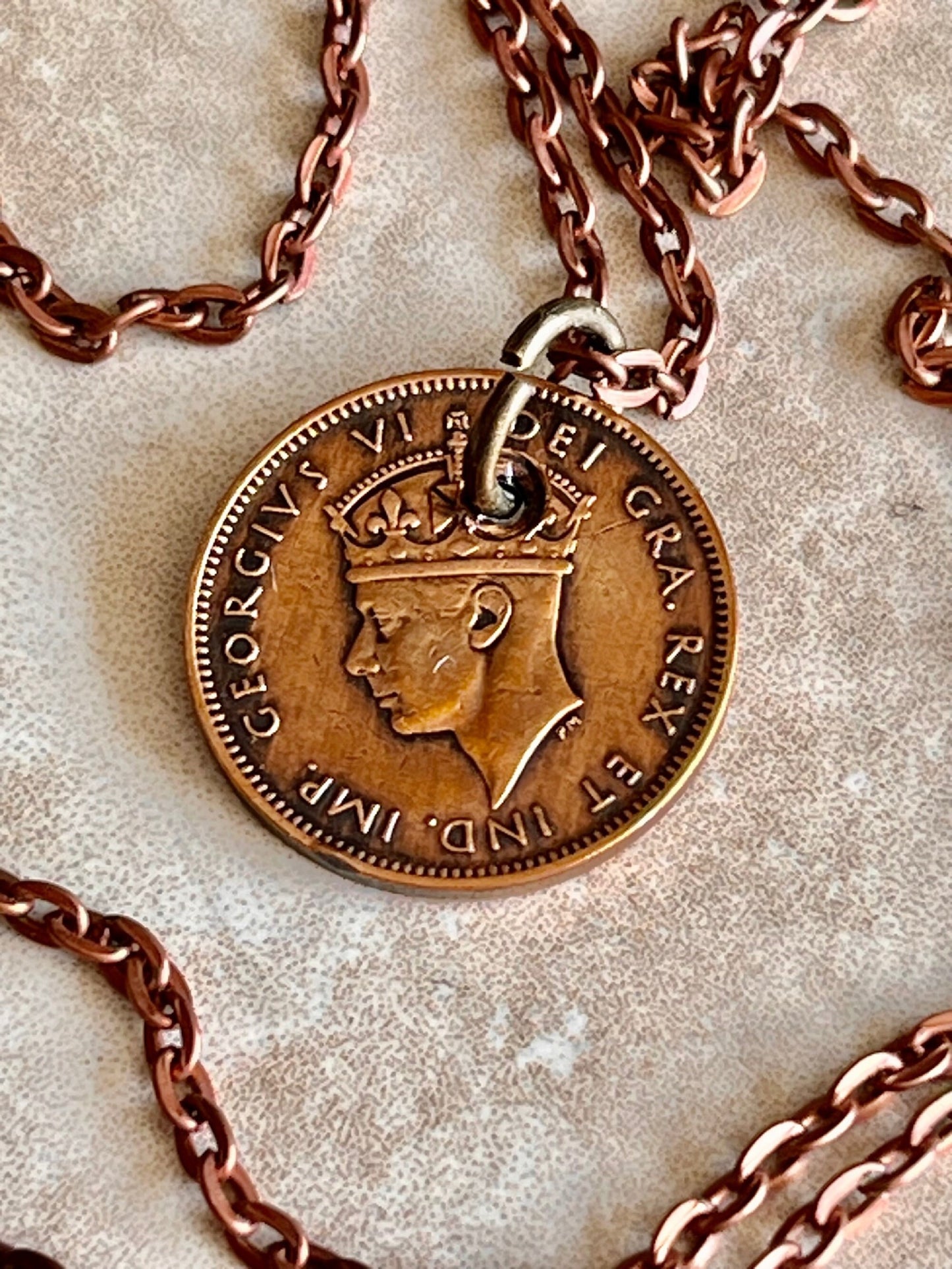 Canadian Penny Coin Pendant Newfoundland Necklace Handmade Jewelry Gift For Friend Coin Charm Gift For Him, Her, World Coins Collector