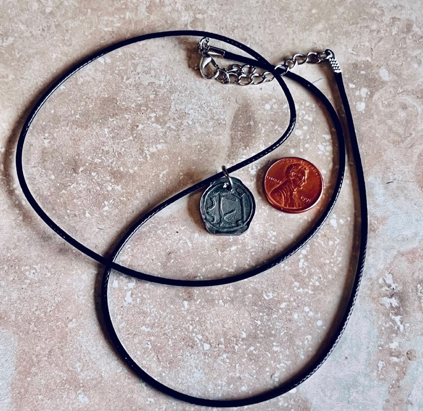 Ancient Coin Pendant Pre-Roman Coins The English Tin Coin 100 BC Necklace Jewelry Gift For Friend Charm For Him Her World Coins Collector