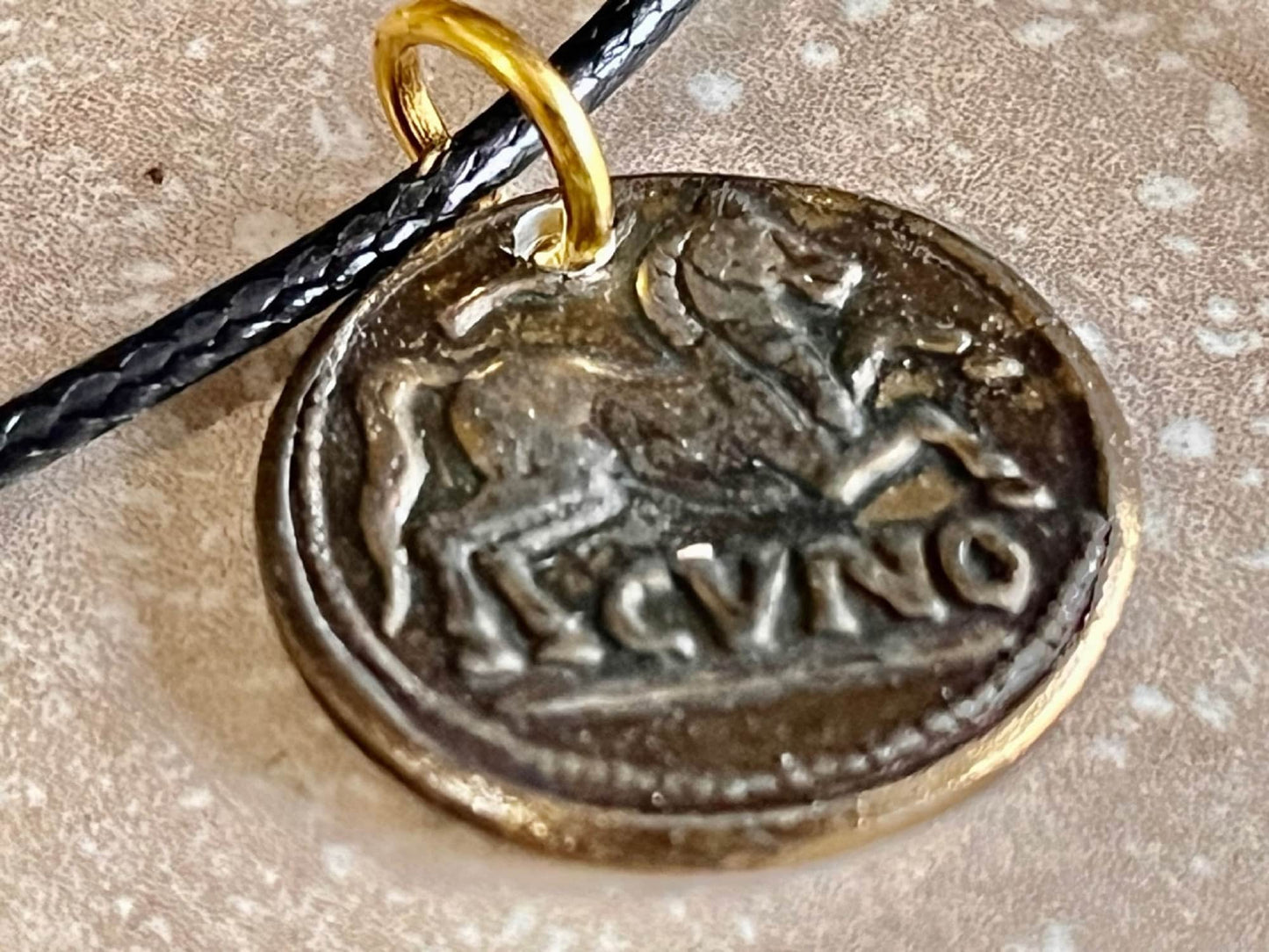 Ancient Coin Pendant British Gold Stater Of Cunobelin c 10-40 AD Necklace Jewelry Gift For Friend Charm For Him Her World Coins Collector