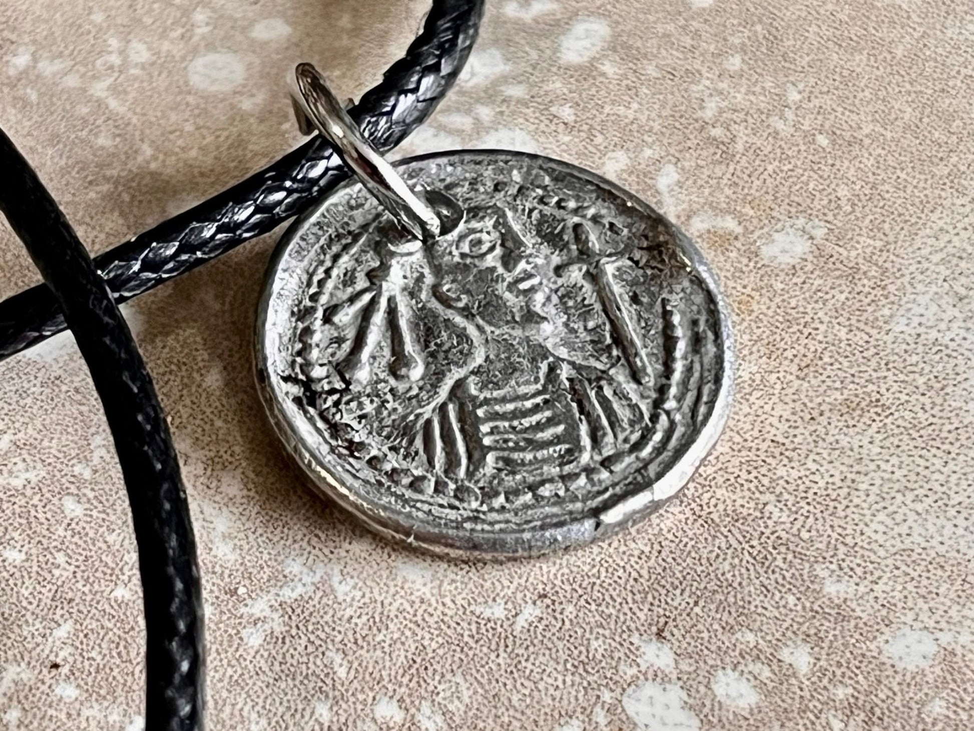 Ancient Coin Pendant Anglo Saxon Sceat 575-775 AD Dark Ages Roman Necklace Jewelry Gift For Friend Charm For Him Her World Coins Collector