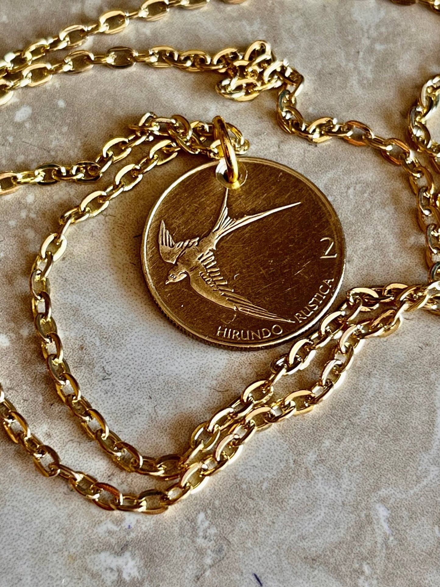 Slovenia Coin Pendant Slovenian 2 Tolar Personal Vintage Necklace Old Handmade Jewelry Gift Friend Charm For Him Her World Coin Collector