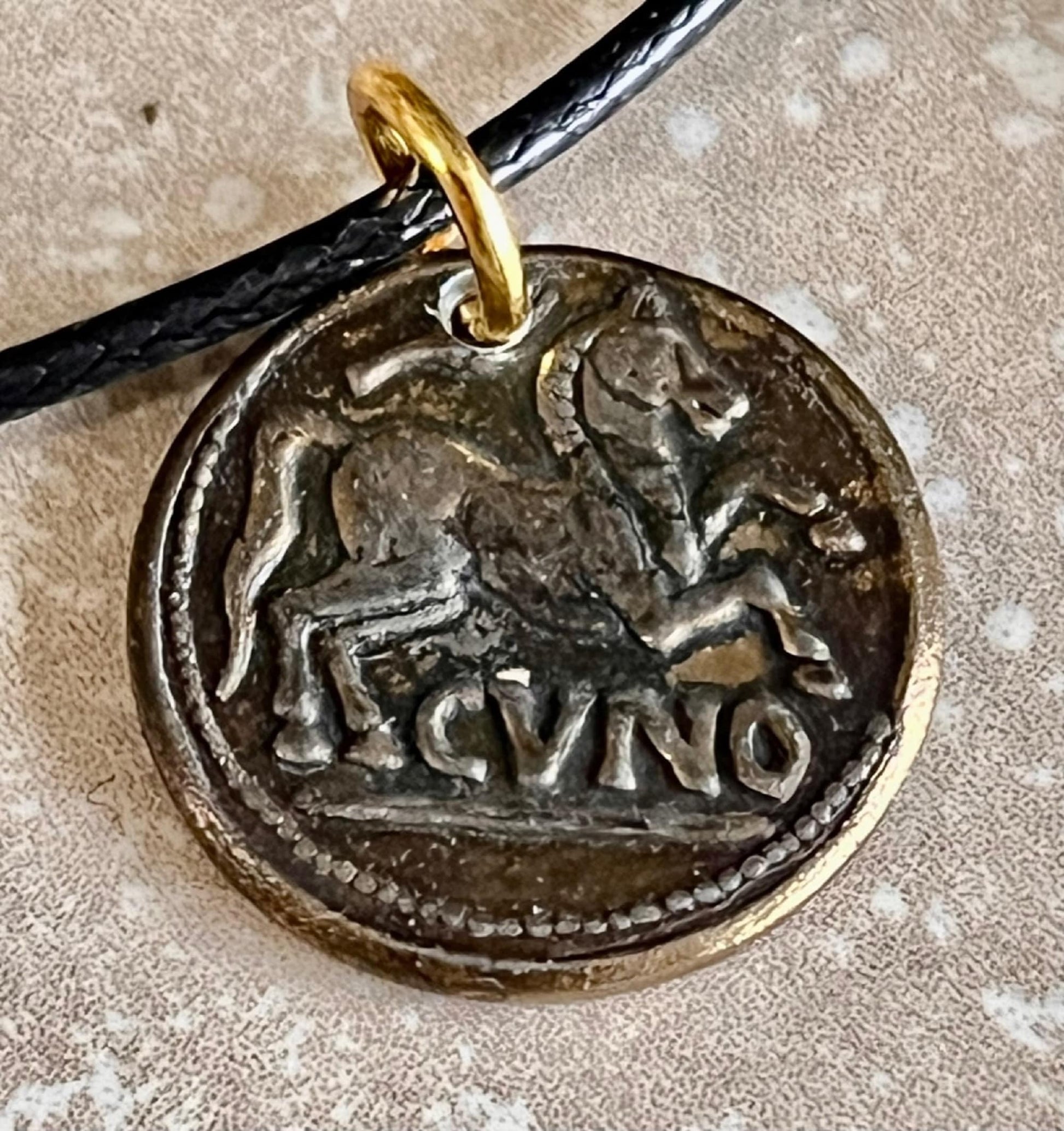 Ancient Coin Pendant British Gold Stater Of Cunobelin c 10-40 AD Necklace Jewelry Gift For Friend Charm For Him Her World Coins Collector