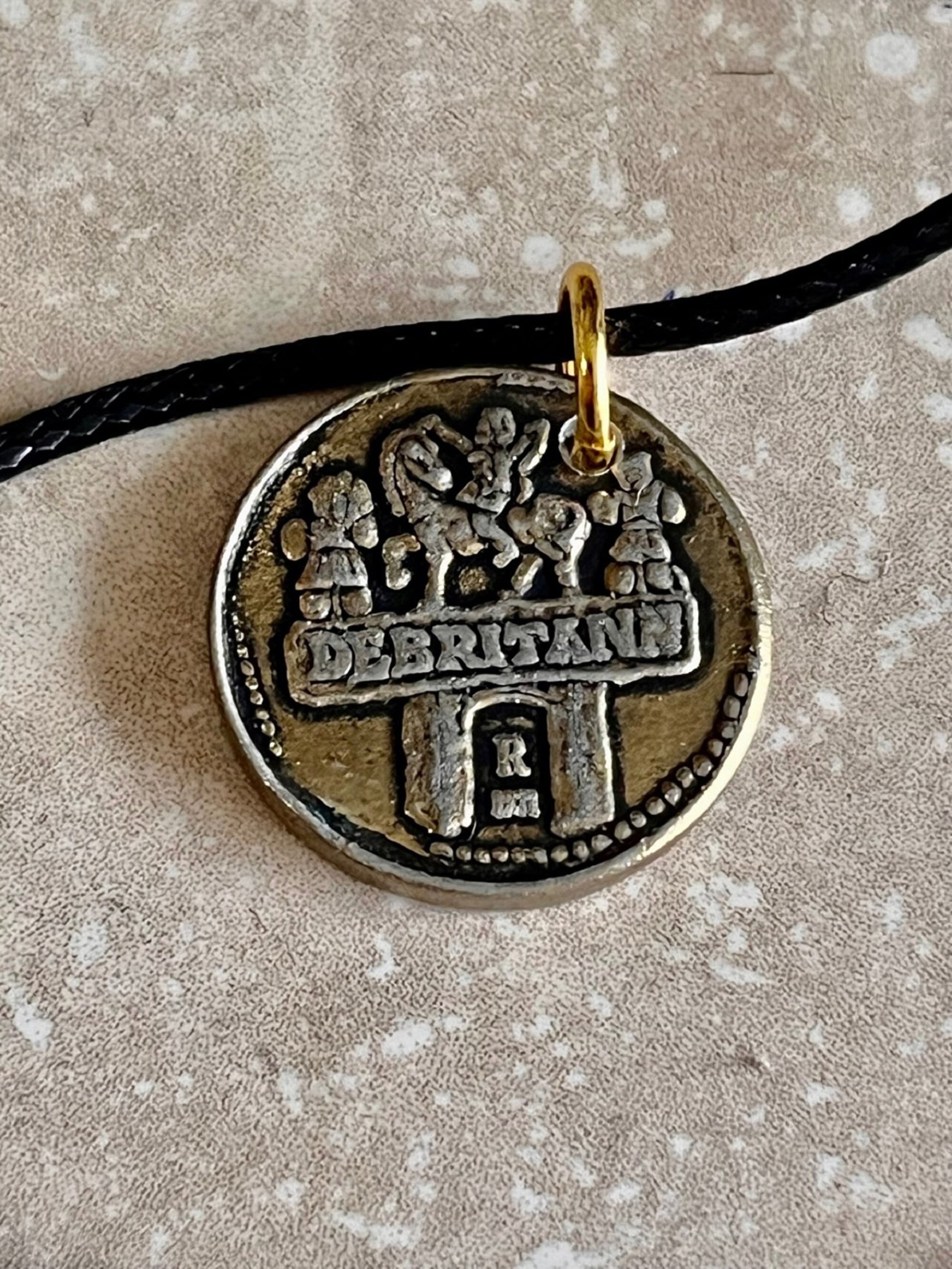 Ancient Coin Pendant Gold Aureus of Claudius 43 AD Julius Caesar Necklace Jewelry Gift For Friend Charm For Him Her World Coins Collector