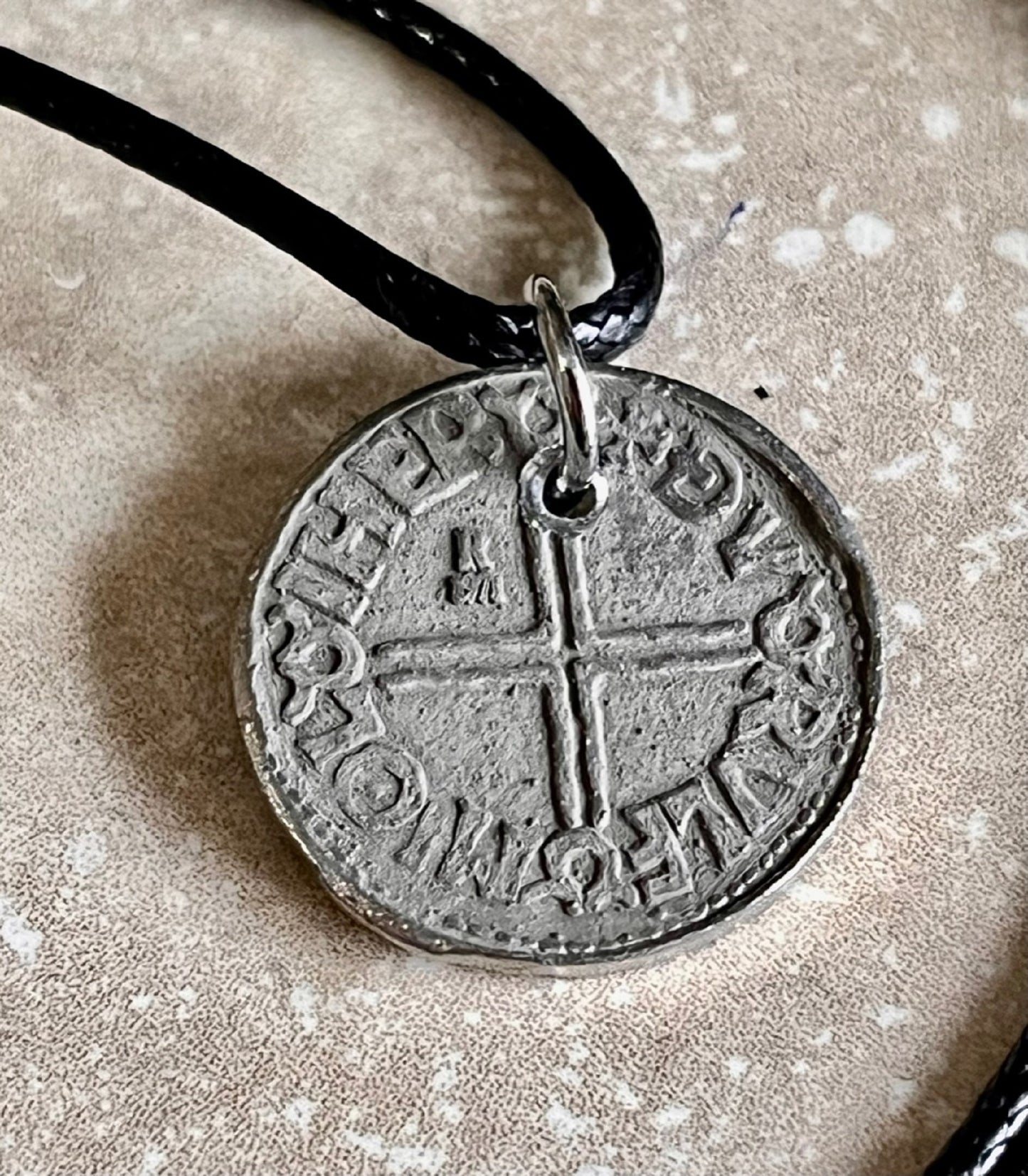 Ancient Coin Pendant Danish Pirates Aethelred the Unready 979-1016 Roman Necklace Jewelry Gift Friend Charm Him Her World Coins Collector