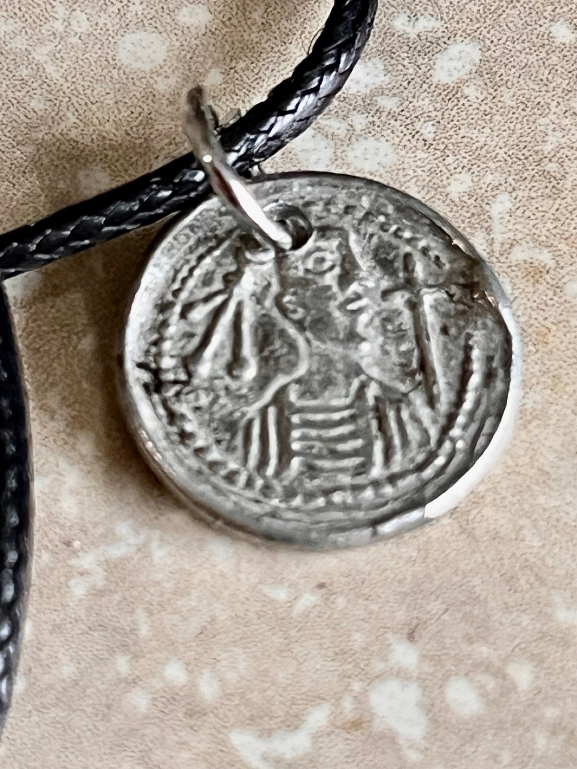 Ancient Coin Pendant Anglo Saxon Sceat 575-775 AD Dark Ages Roman Necklace Jewelry Gift For Friend Charm For Him Her World Coins Collector