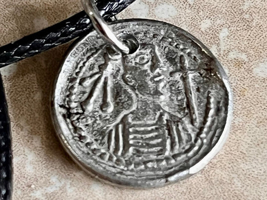 Ancient Coin Pendant Anglo Saxon Sceat 575-775 AD Dark Ages Roman Necklace Jewelry Gift For Friend Charm For Him Her World Coins Collector