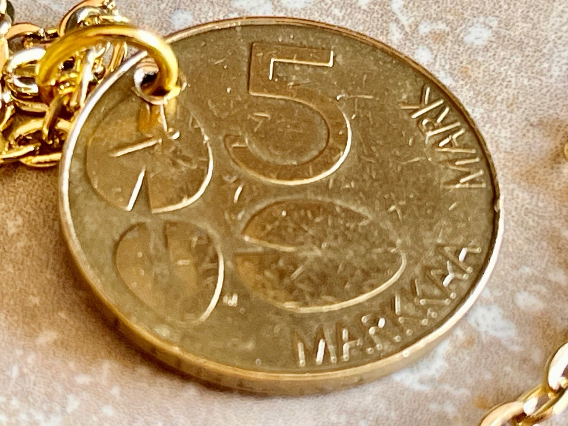 Finland Coin Pendant 5 Finnish Suomi Jewelry Personal Necklace Vintage Handmade Jewelry Gift Friend Charm For Him Her World Coin Collector