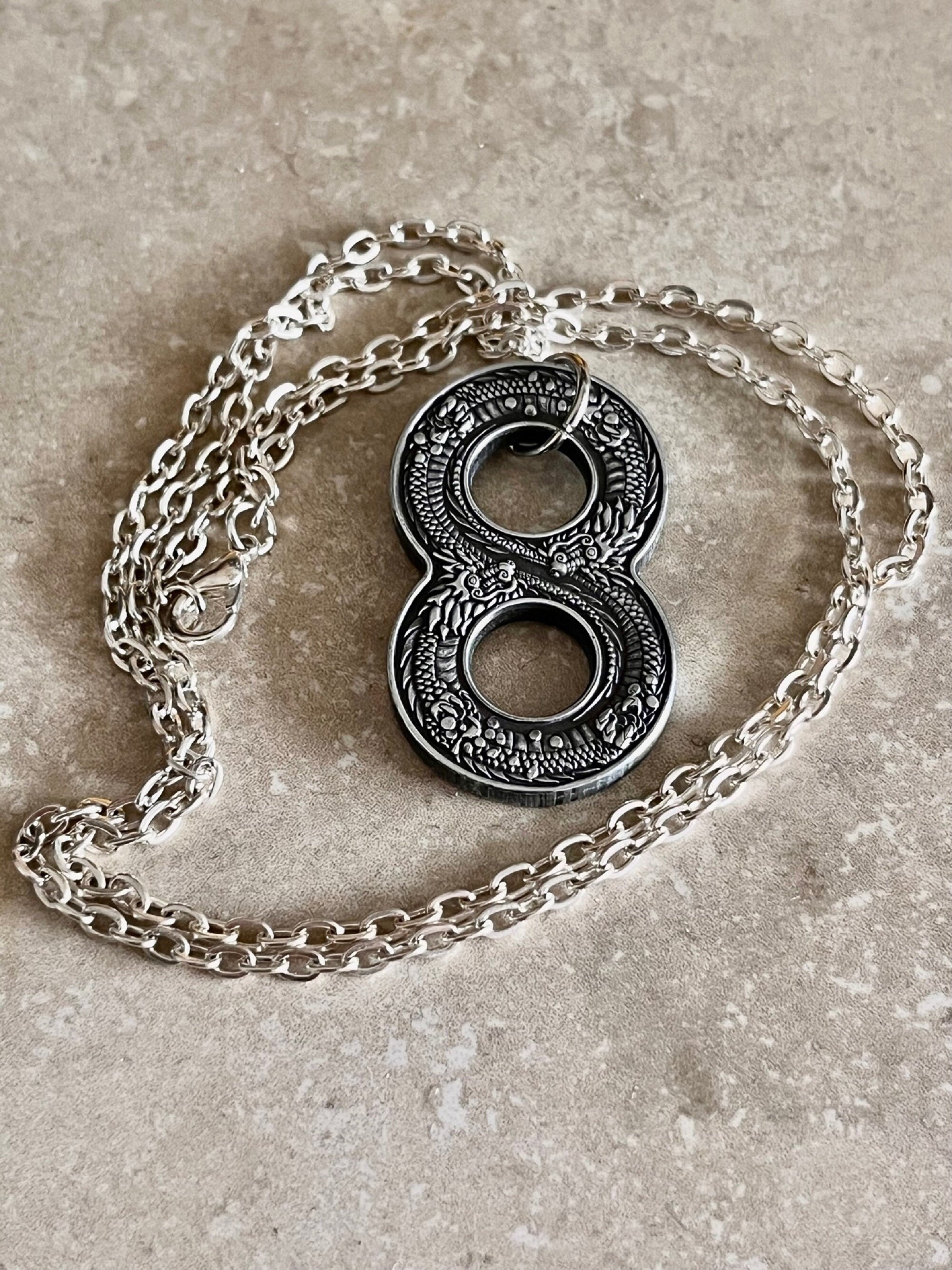 Dollar coin necklace outlet